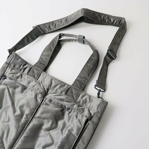 美品 ポーター PORTER 吉田カバン TANKER タンカー 2WAY TOTE BAG トートバッグ /カーキグレー ショルダー【2400013629904】