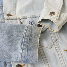 サニーサイドアップ Made by sunny side up リメイク リーバイス Levi's パッチワーク デニムジャケット 3/サックス USED【2400013667005】_画像6