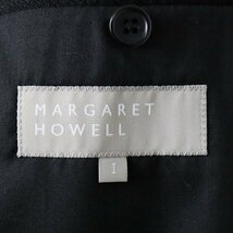 マーガレットハウエル MARGARET HOWELL ウール チェスターコート 1/ブラック アウター ロング【2400013624572】_画像8