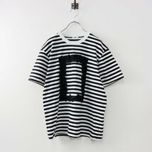 アイアムアイ :I am I in fact… フリルフレームＴシャツ 2着セット /レッド ボーダー カットソー トップス ブラウス【2400013621632】_画像2