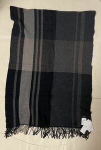 ワイズ ブロック チェック マフラー ストール y's block check stole ヨウジヤマモト yohji yamamoto