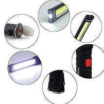 ２個 マグネット搭載 LED 作業灯 ワークライト 強力COBライト USB充電 防水 DIY 軽量_画像4