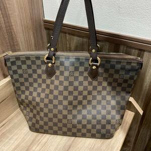 LOUIS VUITTON ルイヴィトン ダミエ エヌベ サレヤMM トートバッグ ショルダーバッグ ハンドバッグ レディース ブランド 人気 おしゃれ