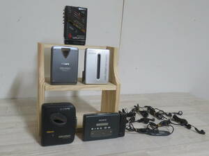 SONY ソニー WALKMAN WM-F202 / WM-EX3 / WM-EX600 / WM-FX811 / WM-EX112 カセットプレーヤー 計5台 まとめ売り 室内保管品 