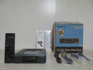 開封未使用! SONY 8ミリビデオデッキ Video8 EV-S35 元箱付き 付属品完備 室内保管品 