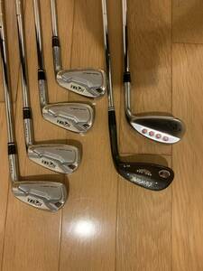 方向性抜群！ゴルフプライドJUMBOグリップ仕様 ホンマ HONMA TW737VS MODUS 105 S アイアン７-P 4本+おまけウェッジ2本 計6本セット 中古