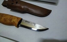 c3571　送料520円 HELLE NORWAY ヘレナイフ Folkekniven キャンプ　アウトドア　BBQ 薪割り_画像4