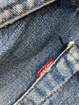 1．90s リーバイス LEVI'S 502xx 赤耳 J22刻印 BIGE デニムパンツ ジーンズ アメカジ 00s メンズW31L33 インディゴy406_画像5