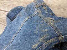 16．リーバイス LEVI'S 4th オレンジタブ トラッカージャケット デニムジャケット Gジャン アメカジ ワークメンズ42 インディゴy506_画像8