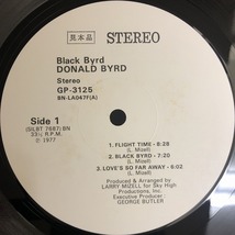 美品 プロモ 見本盤 / ドナルド・バード「BLACK BYRD」ブラック・バード / DONALD BYRD / Blue Note・キング盤 GP 3125 レア盤 / 帯付き_画像4