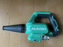 HiKOKI(ハイコーキ) 36V 充電式 ブロワ 小型 軽量 低騒音 風量3段切替 蓄電池・充電器別売り RB36DB(NN) 未使用_画像2