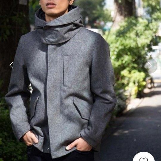 green label relaxing メルトン ショート モッズコート
