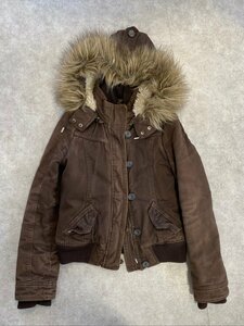 Abercrombie ＆ Fitch ファーブルゾン レディース アバクロンビーアンドフィッチ ☆ちょこオク☆服80