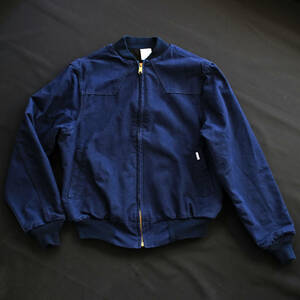 【美品】80s Carhartt カーハート ダックジャケット Mサイズ / ネイビー 紺 MADE IN USA MA-1 サンタフェジャケット ビンテージ 100周年