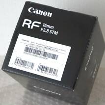 [新品未使用 保証書付] キヤノン RF 16mm F2.8 STM RF1628STM Canon_画像2