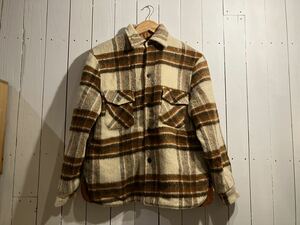 TOWN CRAFT vintage Sサイズ　14〜16 100円スタート　売り切り　60s 古着　CPO ジャケット　アウター ウール　タウンクラフト USA 卸 ボア 