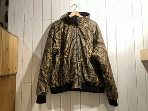 MOSSY OAK USA輸入　2XLサイズ　ツリーカモ　100円スタート　売り切り　リバーシブル ジャケット ブルゾン 古着　卸　アウター 迷彩