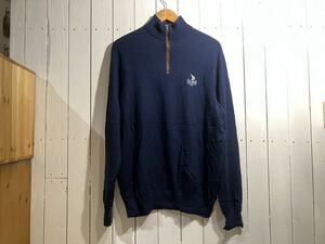 POLO GOLF USA輸入　ニット　Lサイズ　100円スタート　売り切り　ラルフローレン　2015 US OPEN 古着　卸　ネイビー　　セーター　ウェア