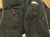 ダック地ジャケット　USA輸入　黒　Mサイズ　100円スタート　売り切り　TALONジッパー　美品　古着　(検索carhartt アクティブジャケット)_画像9