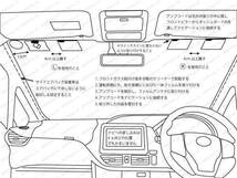 FG1【 NSCP-W62 NHZA-W61G GPS一体型 フィルムアンテナ】 両面テープ付 トヨタ 地デジ ワンセグ テレビ アンテナ 交換 ナビ 乗せ換え_画像3