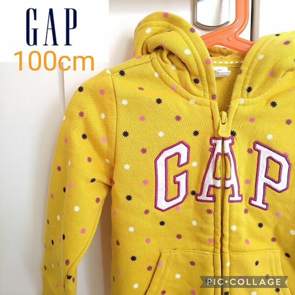 【 GAP 】ギャップ＊プリントgapロゴパーカー＊ジップアップパーカー