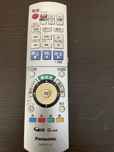  Panasonic HDD/DVD recorder DMR-XW30 original remote control only 