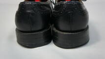 良品 リーガル ウイングチップ ビジネスシューズ 革靴 24.5cm 24.5EE ブラック_画像4
