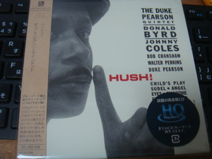 DUKE PEARSON HUSH! JAZZ LINE 国内 紙ジャケ ｃｄ デュークピアソン ハッシュ DONALD BYRD JOHNNY COLES