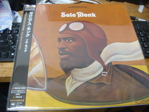 THELONIOUS MONK SOLO MONK ANALOG JAZZ LEGNDARY COLLECTION LP 帯 ダイカットジャケットつき ソロ モンク セロニアス モンク