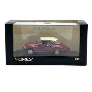 未展示 NOREV ノレブ 1/43 DKW 3=6 1958 No.820311 アイボリー ワインレッド ダイキャスト ミニカー 希少