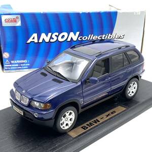 未展示 絶版 1/18 ANSON collectibles アンソン コレクタブルース BMW-X5 ミニカー 希少 美品