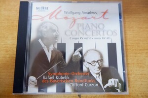 CDk-1910 Wolfgang Amadeus Mozart, Clifford Curzon, Rafael Kubelik, Symphonie-Orchester Des Bayerischen Rundfunks / Piano Concertos