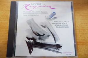 CDk-2001 Mozart - Stefan Skold Conducting The Choir Of St. Jacob, Stockholm Soloists: Margareta Hallin, Anne-Marie Muhle / Requiem