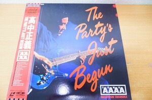 LDa-1519＜帯付＞高中正義 / THE PARTY'S JUST BEGUN