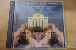 CDk-2953＜2枚組＞Mendelssohn / Daniel Barenboim Romances Sans Paroles