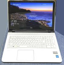 NEC PC-GN14CUTA2 白いノートパソコン Celeron 2957U 4GB HDD500GB Windows10 テレワーク対応_画像1