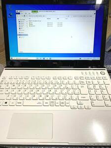 【ブルーレイドライブ内蔵】NEC LaVie LS350 PC-LS350SSW Core i3-4000M 4GB 750GB Win10 難あり