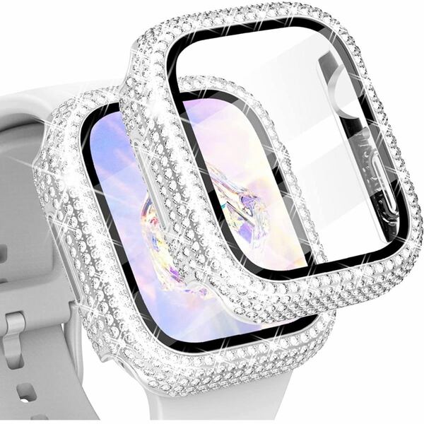 アップルウォッチカバー 45 AppleWatchキラキラ　ケース 7 41 アップルウォッチカバー 45 AppleWatchケース全面保護ケース 7 41