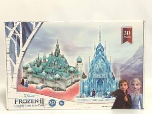  new goods unopened hole . snow. woman .2 solid 3D puzzle 343 piece a Len Dell castle ice. castle FROZEN L sa hole Disney Puzle girl present 