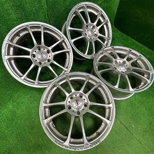 17×7j 5h ＋42 114.3 INPERIO 5-ZIGEN インペリオ 5次元 アルミ ホイール ホイル 17 インチ in 5穴 pcd 4本 菅17-142