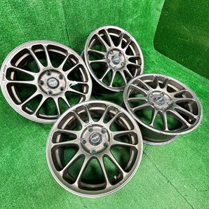 16×7j 5h ＋48 114.3 A-TECH FINAL SPEED GEAR-R エーテック ファイナル アルミ ホイール ホイル 16 インチ in 5穴 pcd 4本 菅16-144の画像1