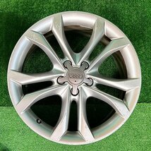 18×8j 5h ＋47 112 AUDI アウディ A4 S4 Ａ4アバント等 アルミ ホイール ホイル 18 インチ in 5穴 pcd 4本 菅18-217_画像3