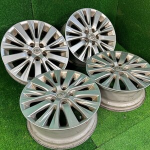 18×7.5j 5h +45 114.3 TOYOTA トヨタ アルファード ヴェルファイア 20 純正 アルミ ホイール ホイル 18 インチ in 5穴 pcd 4本 菅18-231