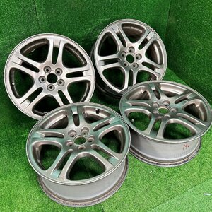 17×7j 5h ＋55 100 ASAHI-TEC レガシィ BE5 BH5 純正 オプション アルミ ホイール ホイル 17 インチ in 5穴 pcd 4本 菅17-196