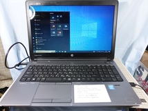 6723※HP※ProBook 650 G1※ノートＰＣ（第４世代）※Win10(22H2)※Office2016Pro※CPU：Core i5-4200M-2.5GHz※メモリ：8GB※難あり_画像1