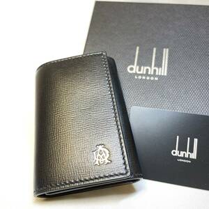 dunhill ダンヒル 6連 キーケース L2S850A カーフレザー ブラック 黒 ゴールド金具 メンズ 紳士小物 箱付き 【保証書あり】未使用