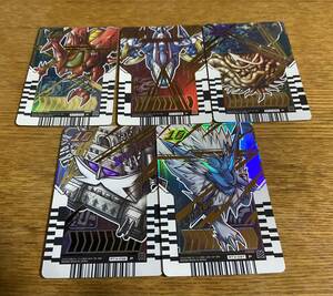 仮面ライダーガッチャード ライドケミートレカ PHASE EX パラレルレア 5種　セミコンプ