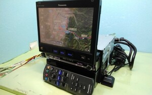 パナソニック HDDインダッシュカーナビ[2007年] リモコン、GPS アンテナ付き SD 音楽再生可　　　Strada CN-HDS960TD [535034604] 　