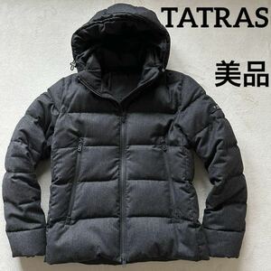 97【極美品】TATRAS タトラス ダウンジャケット AGORDO アゴルド MTK20A4148 04 XL ダークグレー メンズ 希少ビッグサイズ 人気高級ダウン