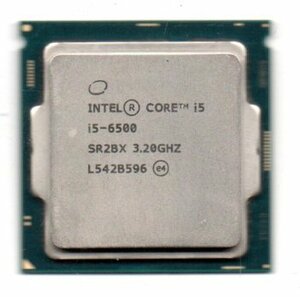 Intel ★ Core i5-6500　SR2BX ☆ 3.20GHz (3.60GHz)／6MB／8GT/s　4コア ☆ ソケットFCLGA1151 ★